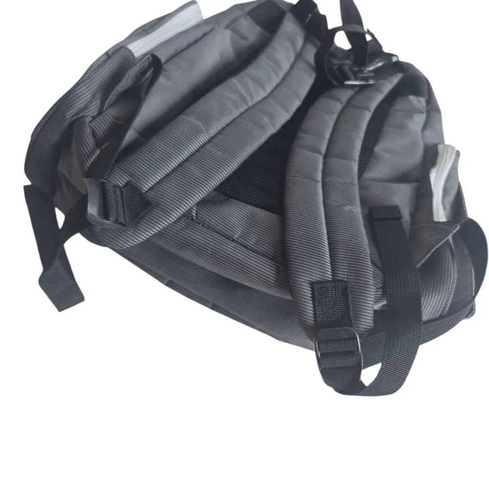 Jeep Adventures Backpack Diaper Bag Grey‎ Black Insulated Pocket